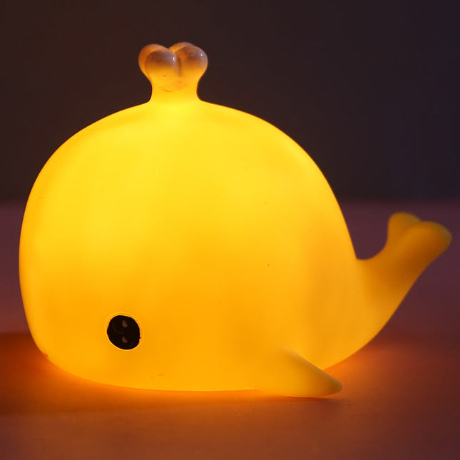 Kleines Wal Nachtlicht mit Akku für Babys