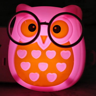 Eulen LED Nachtlicht für Steckdose