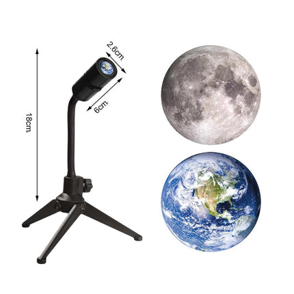 360° Erde Mond LED Projektorlampe