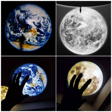 360° Erde Mond LED Projektorlampe