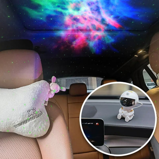 Weißer Astronaut Sternenhimmel LED Projektor