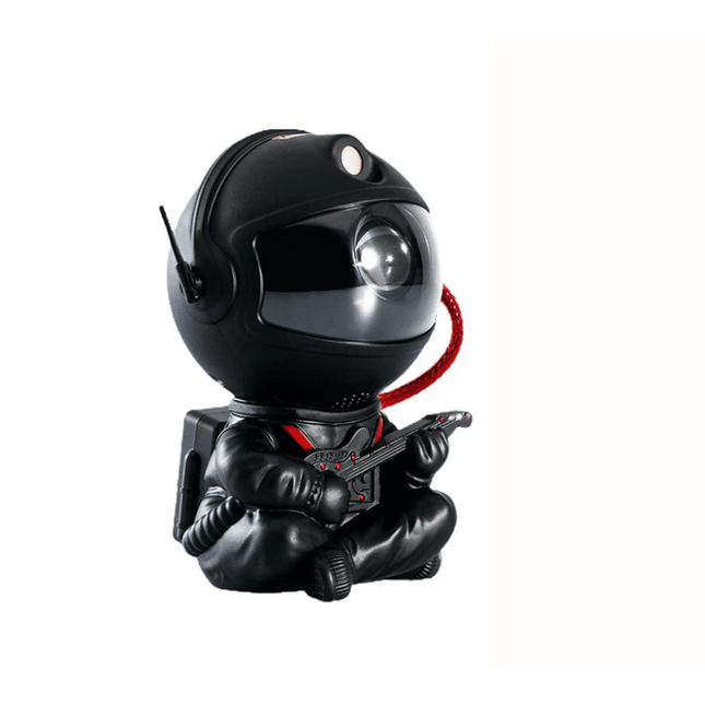 Schwarzer Astronaut Sternenhimmel LED Projektor