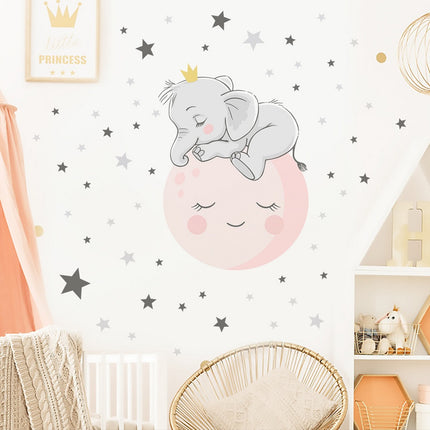 Leuchtender Wandaufkleber Elefant für Baby