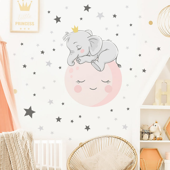 Leuchtender Wandaufkleber Elefant für Baby