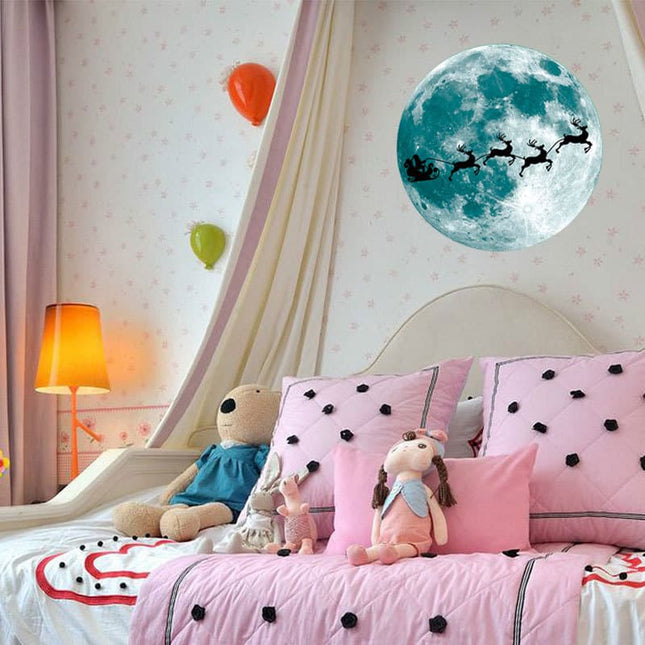 3D Leuchtsticker Mond für Kinderzimmer