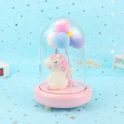 Einhorn Nachtlicht mit Ballons für Kinder