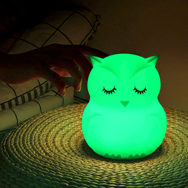 Baby Eulen Nachtlicht mit Fernbedienung