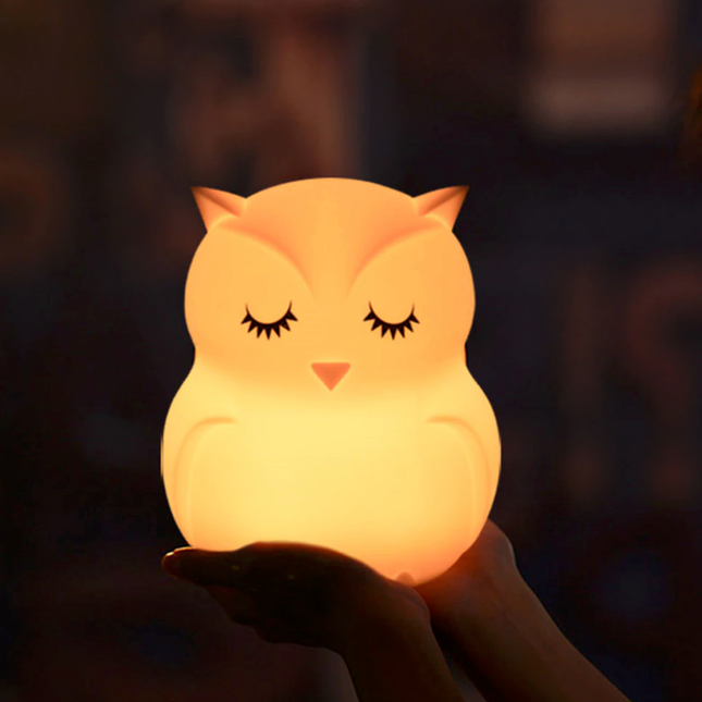 Baby Eulen Nachtlicht mit Fernbedienung