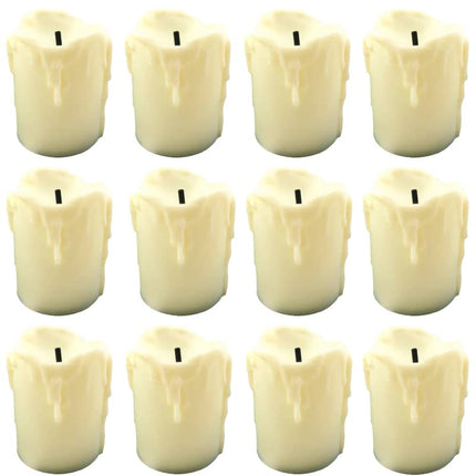 Batteriebetriebene LED Teelichter flackernd wie Kerzen