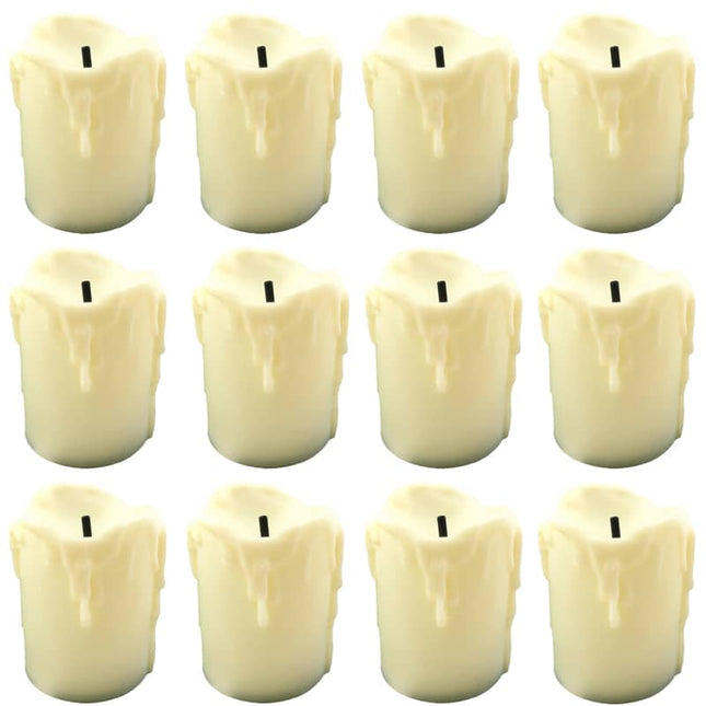 Batteriebetriebene LED Teelichter flackernd wie Kerzen