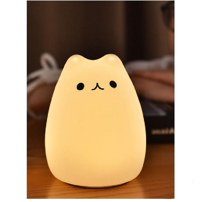 Wiederaufladbares Katzen Nachtlicht für Babys