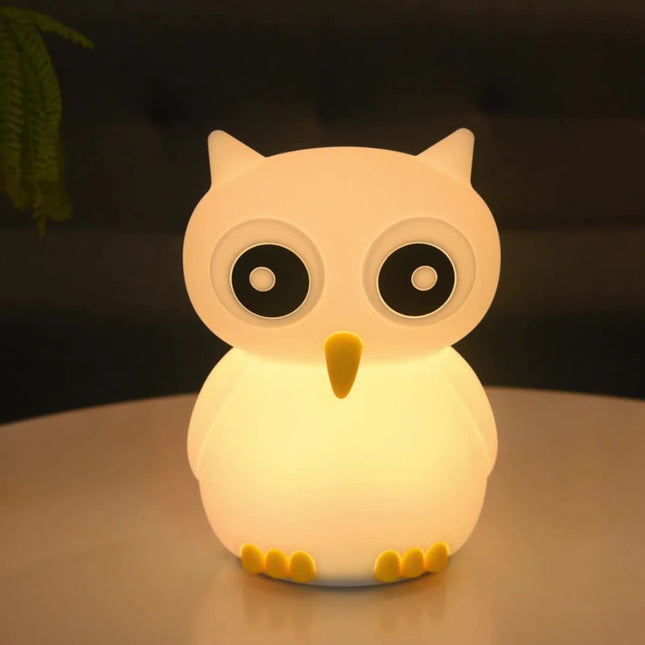 Eulen Nachtlicht aus Silikon für Kinder