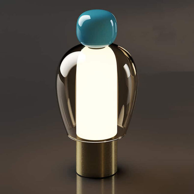 Skandinavische Design Nachttischlampe wiederaufladbar