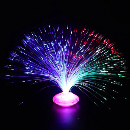 Glasfaser Lampe mit Farbwechsel Nachtlicht