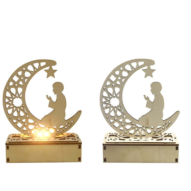 Muslimisches Deko Nachtlicht aus Holz