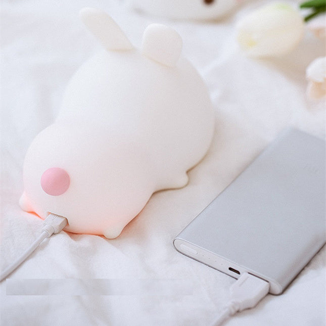 Silikon Hase Nachtlicht mit Fernbedienung