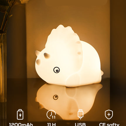 Dinosaurier Nachtlicht Silikon mit Touch