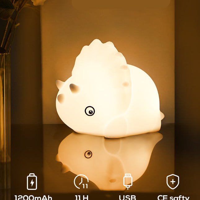 Dinosaurier Nachtlicht Silikon mit Touch