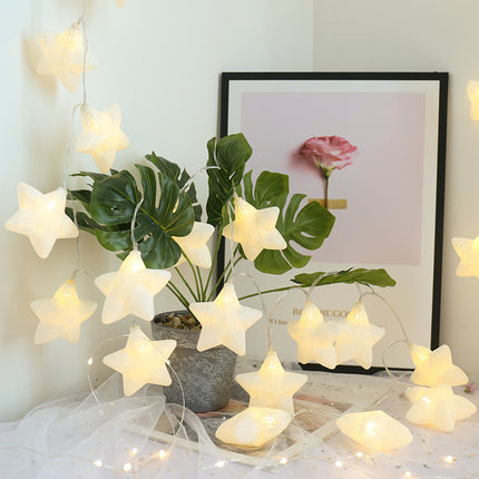 Bunte LED Sternen Lichterkette für Kinderzimmer