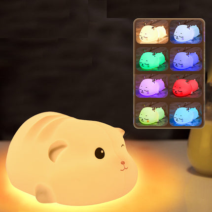Buntes Hamster Nachtlicht für Kinderzimmer