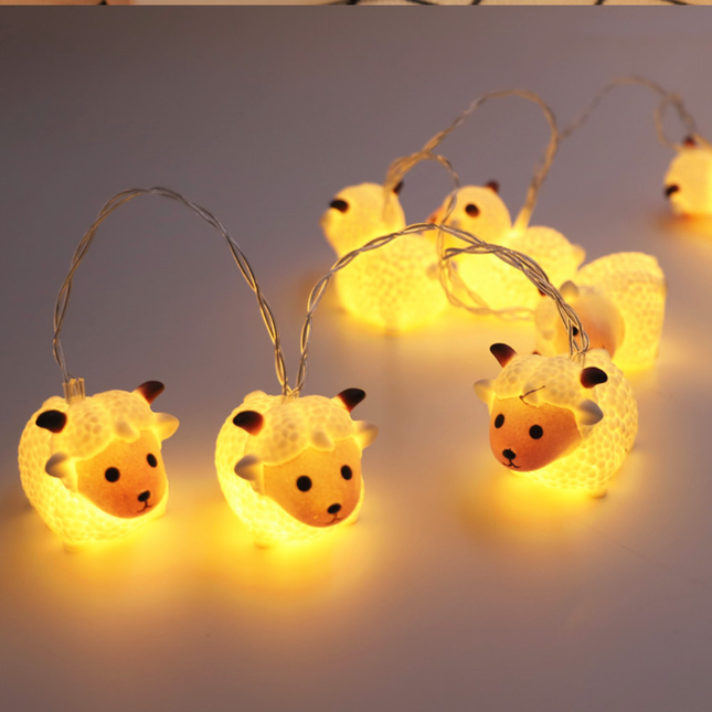 Süße Schaf Lichterkette für Babyzimmer