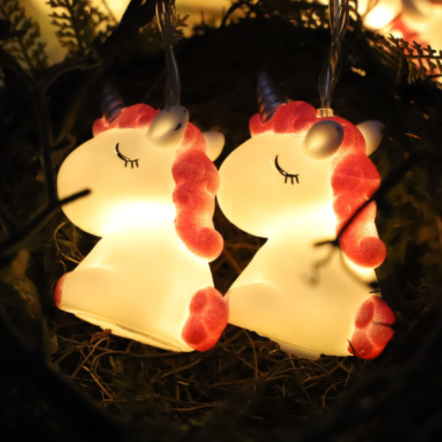 LED Einhorn Lichterkette fürs Kinderzimmer