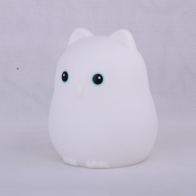 Süße Eule Silikon Nachtlicht mit Fernbedienung