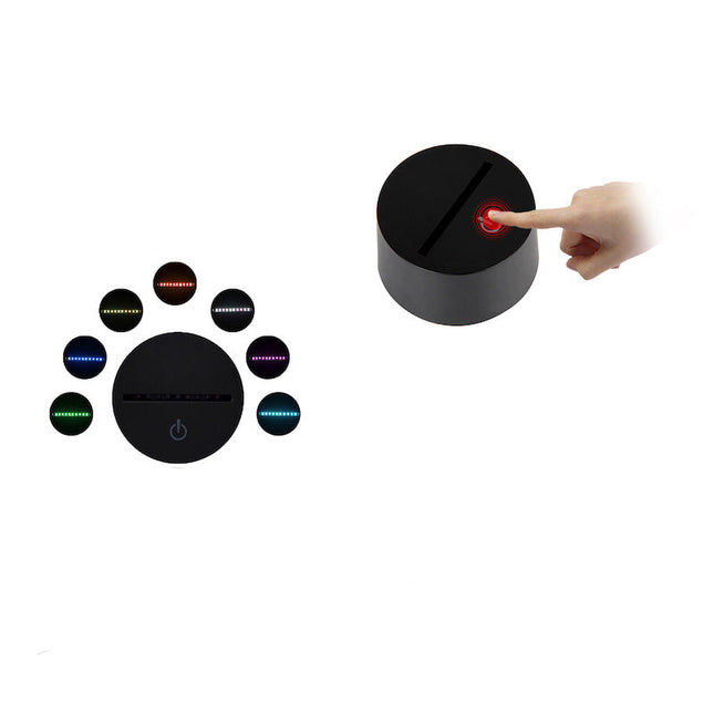 3D Illusion Fuchs Nachtlicht Lampe