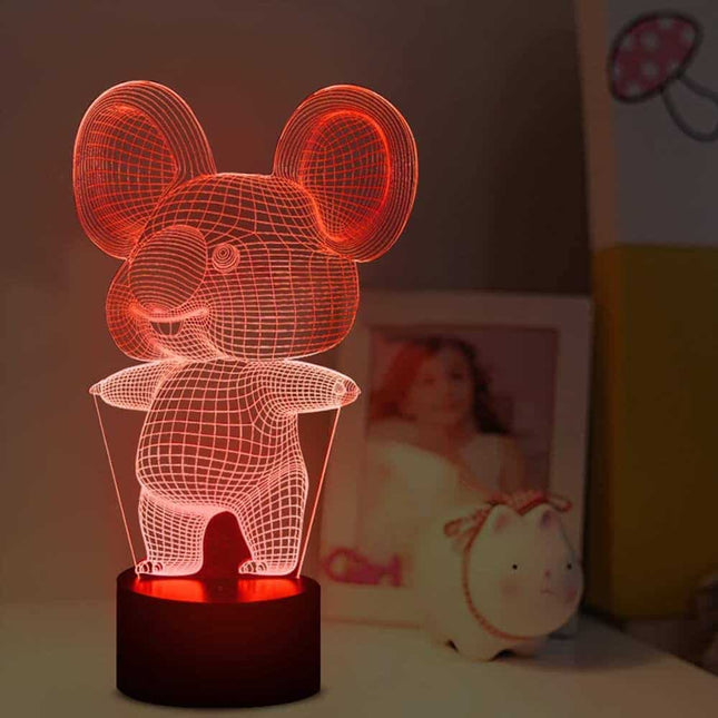 3D Koala LED Nachtlicht Fernbedienung