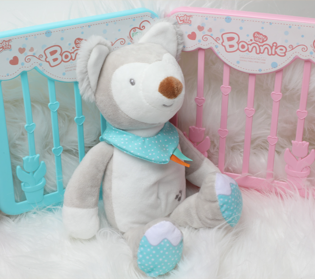 Wolf Plüschtier Nachtlicht für Babys