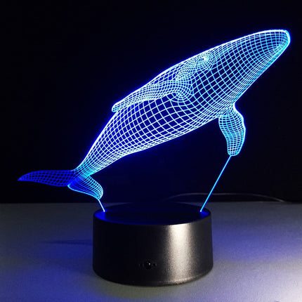 3D LED Nachtlicht in Wal Form