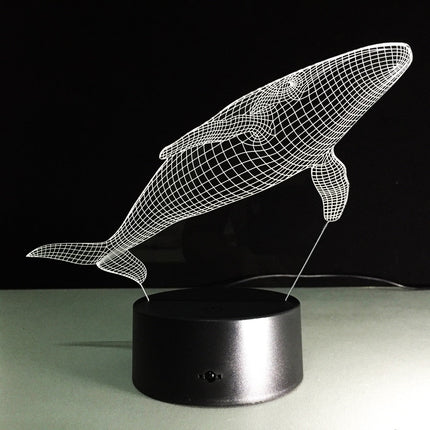 3D LED Nachtlicht in Wal Form