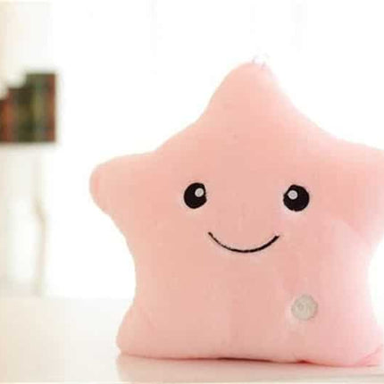 Leuchtendes Stern Kissen Plüschtier in Rosa