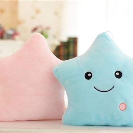 Leuchtendes Stern Kissen Plüschtier in Rosa