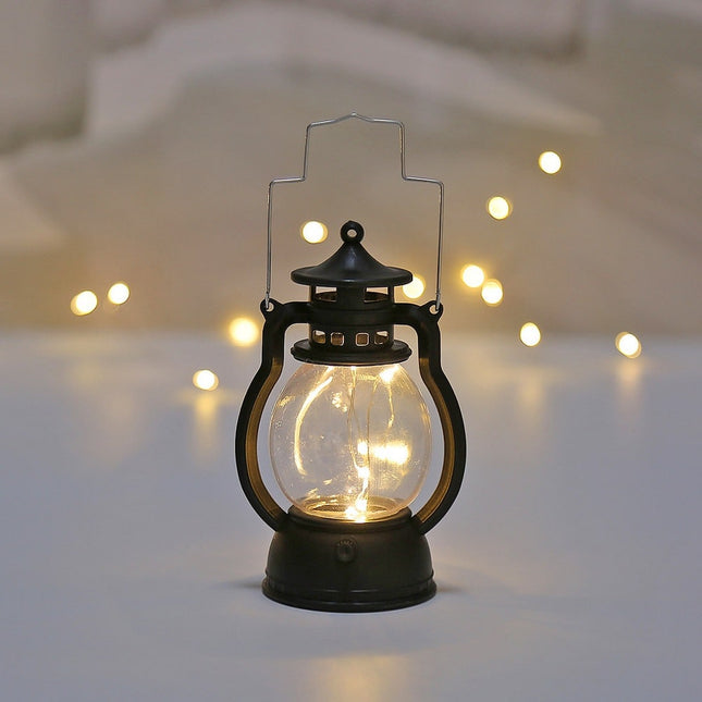 Retro LED Sturmlaterne als Deko Lampe