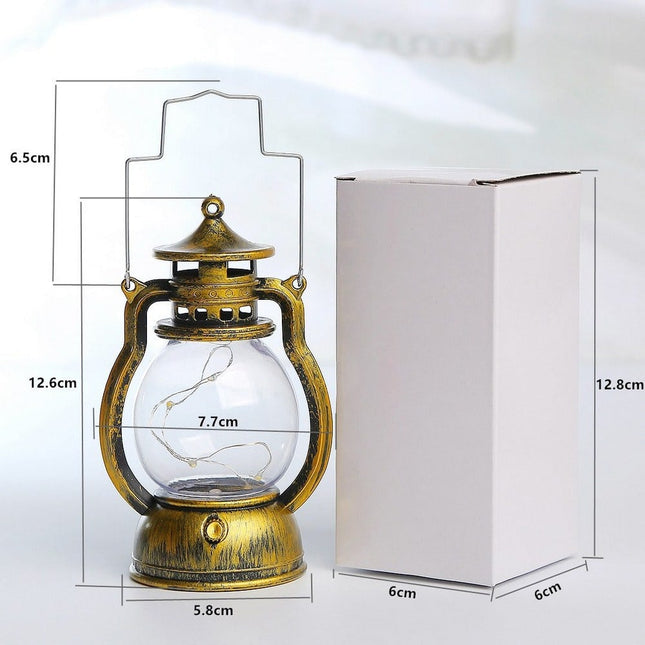 Retro LED Sturmlaterne als Deko Lampe