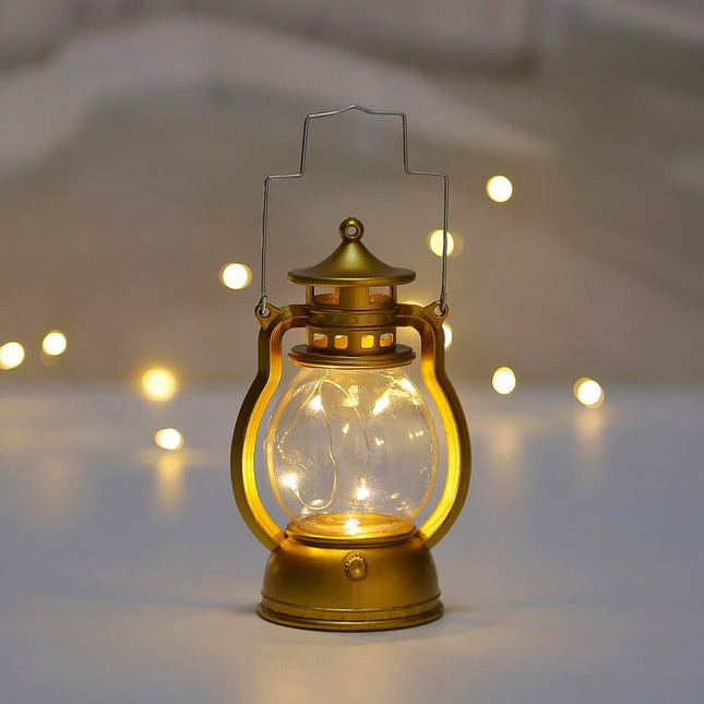 Retro LED Sturmlaterne als Deko Lampe