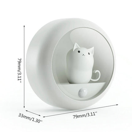 LED Nachtlicht Katze mit Bewegungsmelder