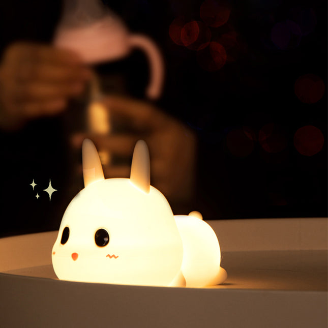 LED Silikon Nachtlicht in Hasenform