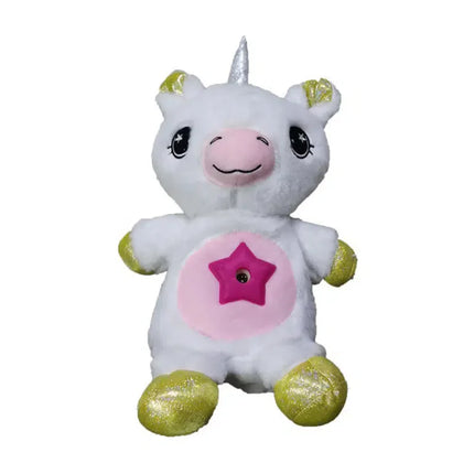 Einhorn Kuscheltier mit Sternenhimmel Projektor