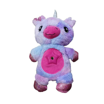 Einhorn Kuscheltier mit Sternenhimmel Projektor