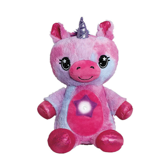 Einhorn Kuscheltier mit Sternenhimmel Projektor
