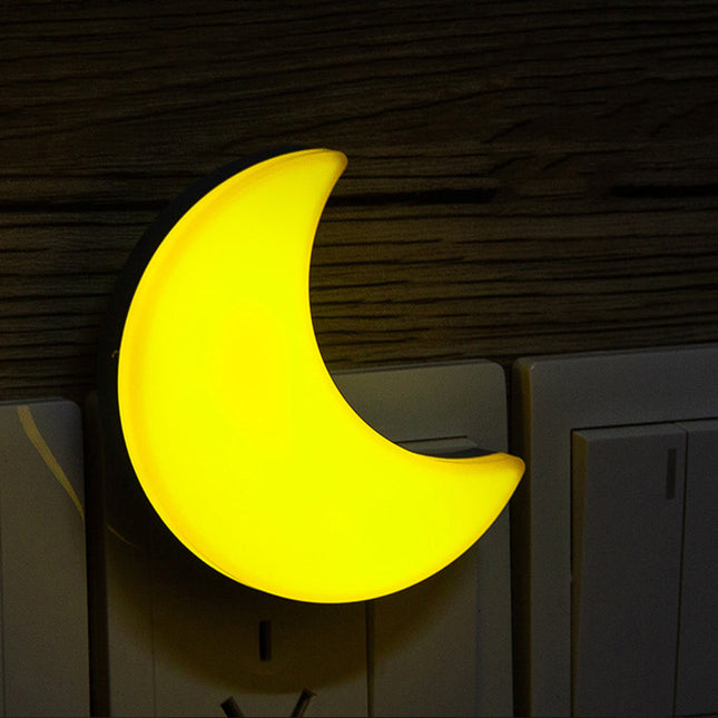 Mond Nachtlicht für Steckdose gelb weiß