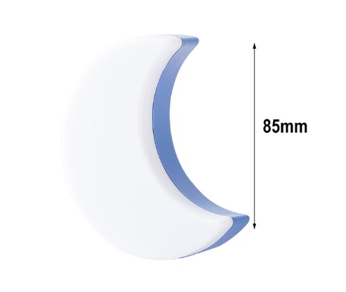 Mond Nachtlicht für Steckdose gelb weiß