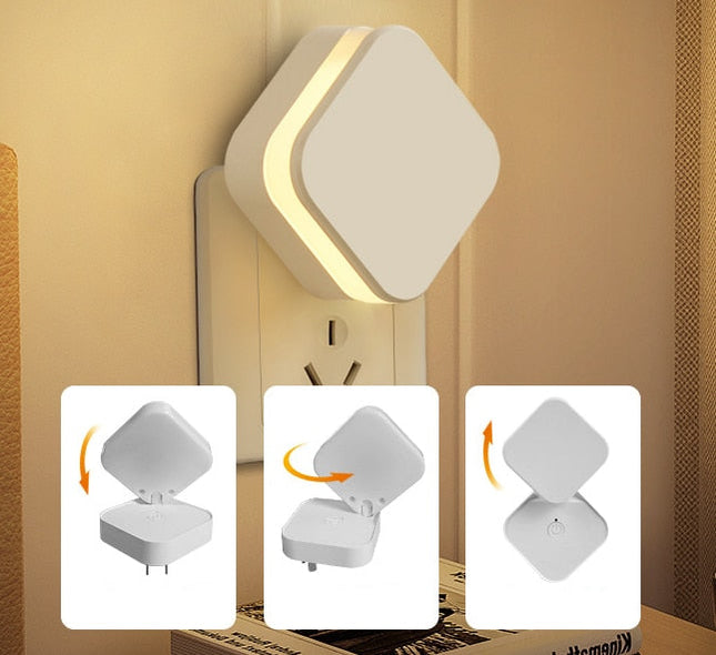 Steckdosen Nachtlicht mit Fernbedienung dimmbar