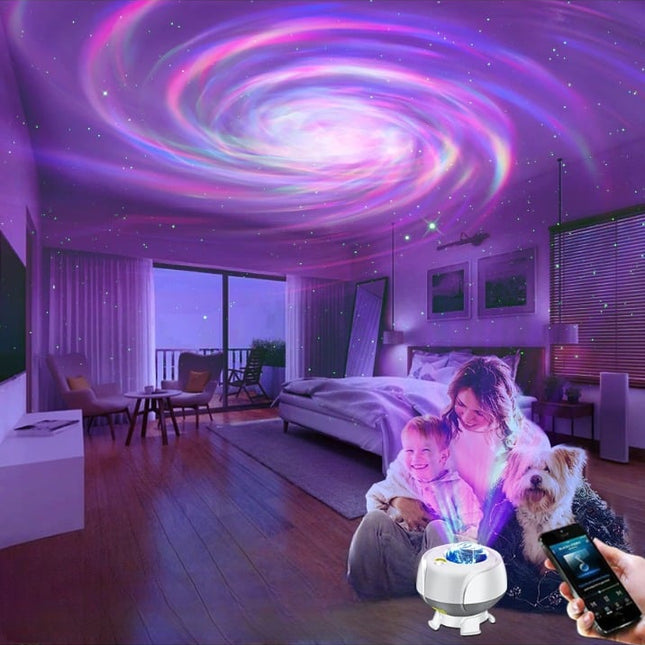 Galaxie Projektor Nachtlicht mit Bluetooth
