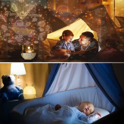 Baby Nachtlicht mit Sternenprojektor Musik