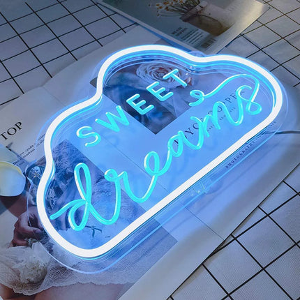 LED Neon Leuchte Wolke Dekoration