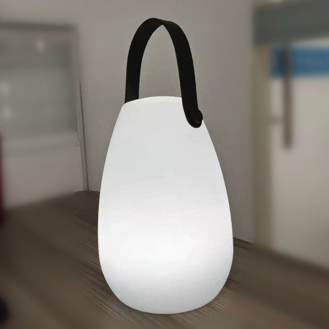 Tragbare LED Laterne in Eiform USB