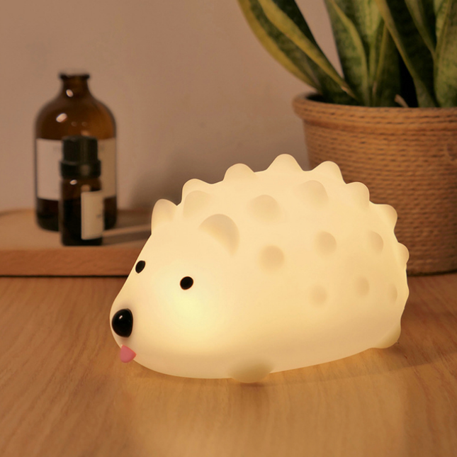 Aufladbares Igel Nachtlicht Silikon für Babys